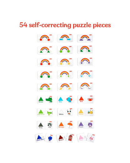 Fisher Price Shapes & Colours Puzzle-54 Pieces-Learning & Educational Toys-24M+