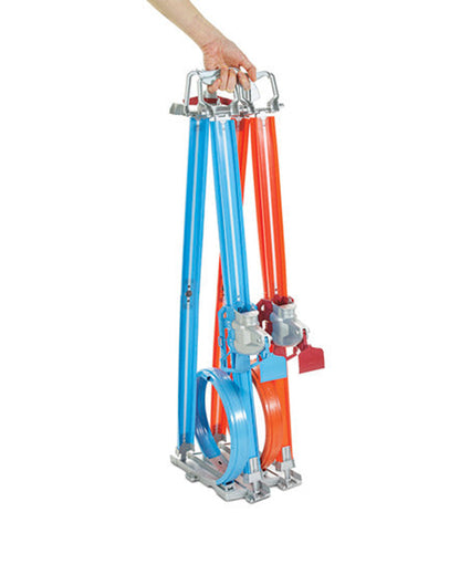 Hot Wheels Double Loop Dash Straight Track-Large Loops & 2 1:64 Scale-Vehicle Toy-9M+