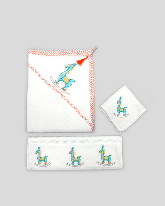 The Almirah Baby Towel Set-Cotton-Bankura