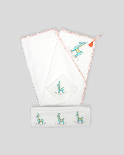 The Almirah Baby Towel Set-Cotton-Bankura