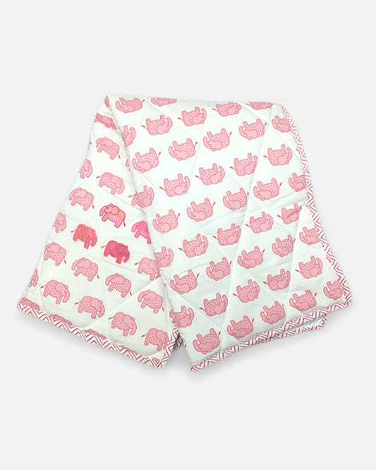 The Almirah Diaper Changing Mat-Haathi March Pink