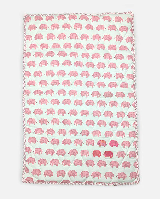 The Almirah Diaper Changing Mat-Haathi March Pink