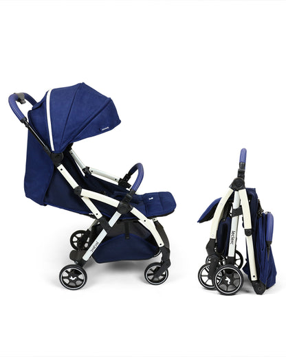 Leclerc Hexagon Ligthweight Baby Stroller & Diaper Bag-Air Cabin Friendly-Flat Reclining Seat-One Touch Fold-Includes Travel Bag-2 Years Warranty-for 6M to 5Y (Upto 22Kg)-Monte Carlo