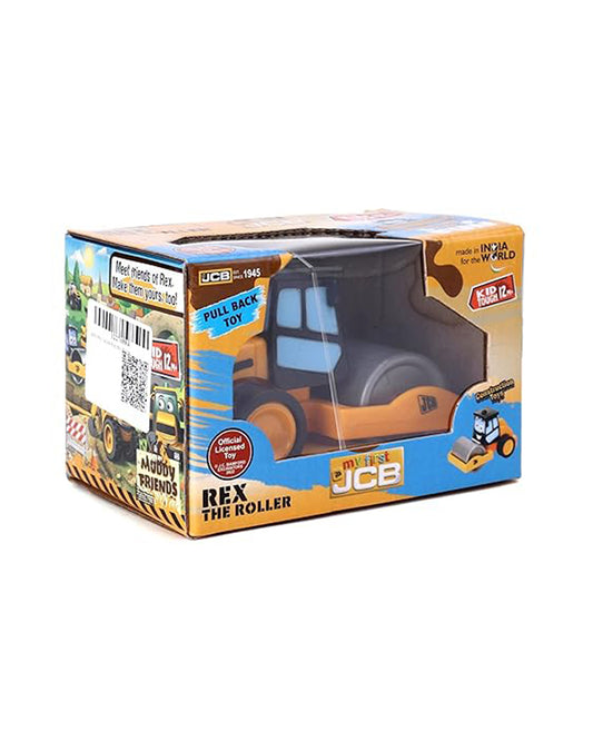 JCB Rex The Roller Vehicle Toy-9M+