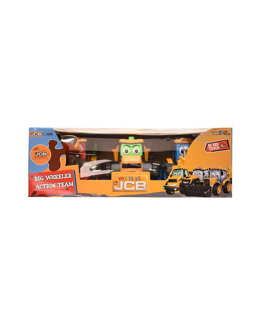 JCB My 1St Big Wheeler Action Team Vehicle Toy-9M+