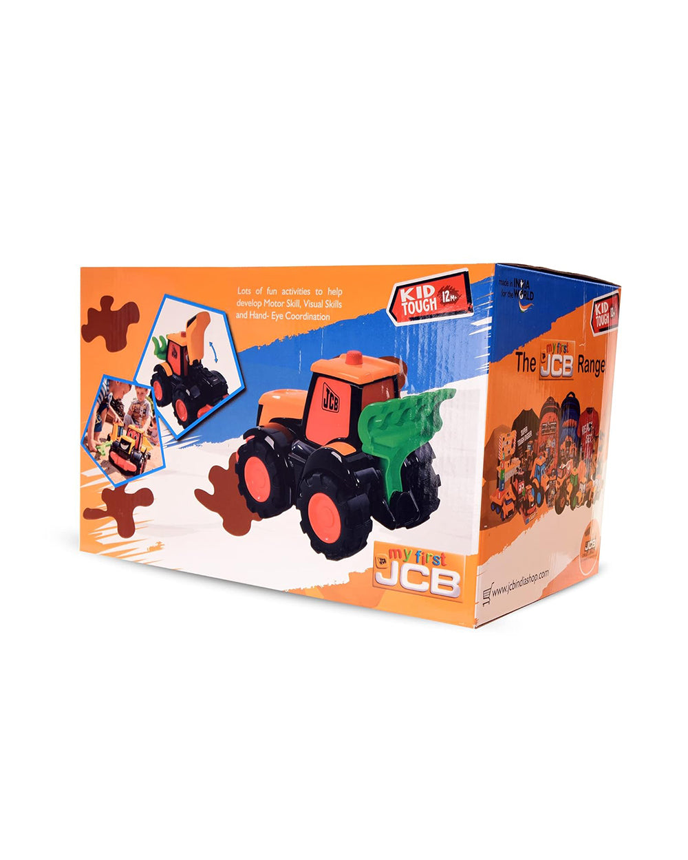 JCB My 1St Big Wheeler Freddie Fastrac Vehicle Toy-12M+-Extra 5