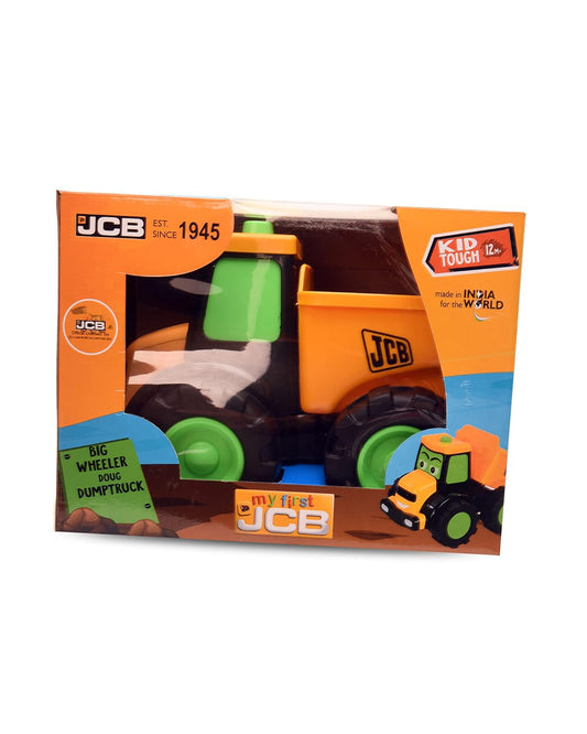 JCB My First Big Wheeler Doug Dump Truck Vehicle Toy-9M+