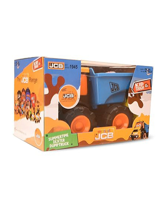 JCB My First Summertime Dexter Dump Truck Vehicle Toy-9M+