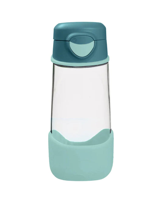 b.box Baby Birthday Feeding Set-Pack of 2-Snack Box & Spout Drink Bottle-Green