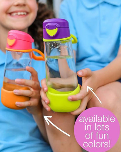 b.box Baby Birthday Feeding Set-Pack of 2-Snack Box & Spout Drink Bottle-Green