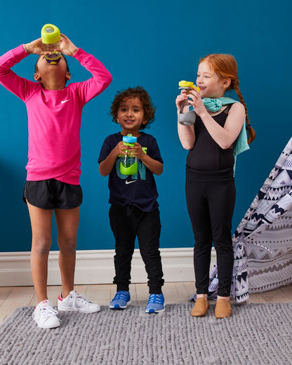 b.box Tritan Sport Spout Drink Bottle-Lilac Pop-With Easy Push Button & Ergonomic Triangular Shape-450 ml