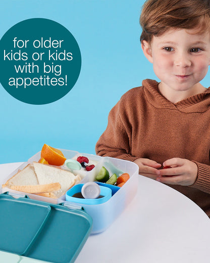 b.box School Essentials Kit-Mini Lunch Box(1000ml)-Tritan Straw Sipper(650ml)-Strawberry-3Y+