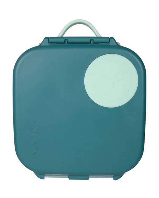 b.box Mini Lunch Box-Leak Proof-Removable Divider-Emerald Forest Green-For Feeding Infants