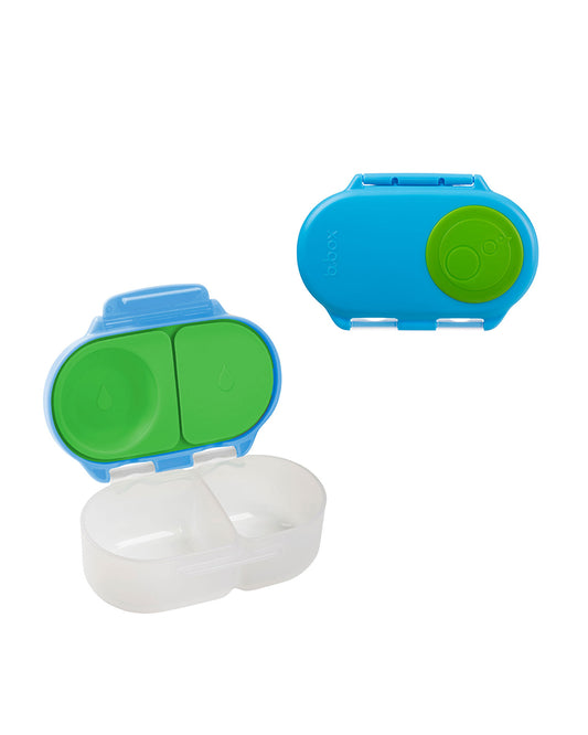 b.box Snack Box-Leak Proof-Flexi Fruit Holder-Ocean Breeze Blue Green-For Feeding Infants