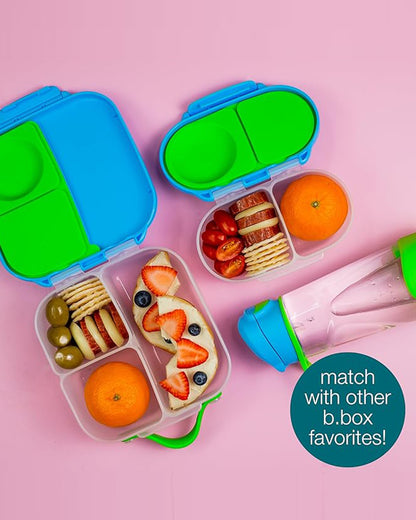 b.box Snack Box-Leak Proof-Flexi Fruit Holder-Ocean Breeze Blue Green-For Feeding Infants