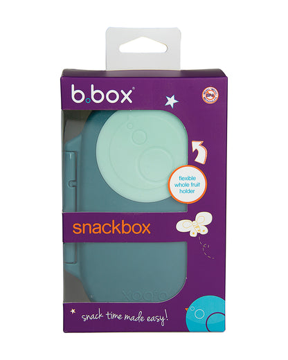 b.box Snack Box-Leak Proof-Flexi Fruit Holder-Emerald Forest Green-For Feeding Infants