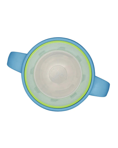 b.box 360 Cup-With Twist Lock Design & Handles-Ocean Breeze Blue Green-For Infants