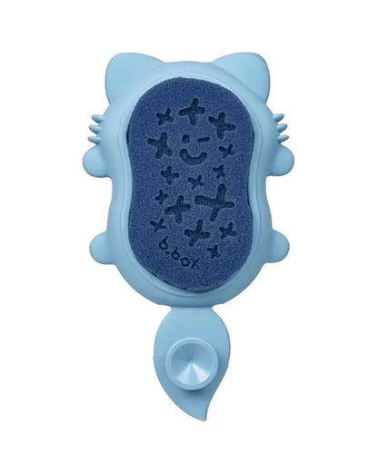 b.box Baby Soft Silicone Bath Brush-Blue