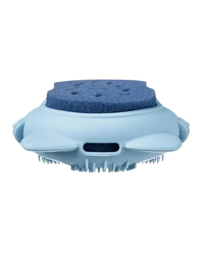 b.box Baby Soft Silicone Bath Brush-Blue