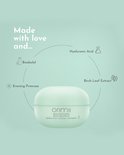 Orimii Skin Soothing Body Souffle Cream-To Soothe Itchy Skin-Pregnancy & Breastfeeding Safe