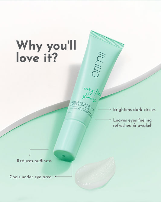 Orimii Aqua Surge Eye Refresh Gel-For Dark Circles-Pregnancy & Breastfeeding Safe