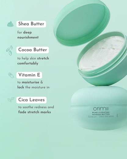 Orimii Ultimate Winter Care Kit For Moms-Cloud Cream+Belly Butter+Poly Hydration Face Serum+Ceramide Moisturiser-Restores & Hydrates Skin