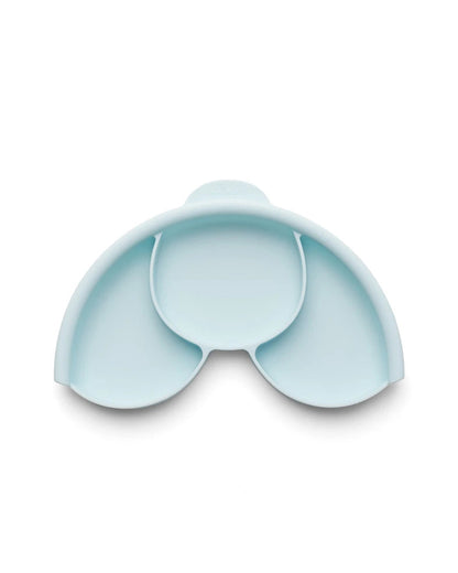 Miniware Healthy Meal Plate-Aqua-With Detachable Suction Foot-Plant Based-For Feeding Infants