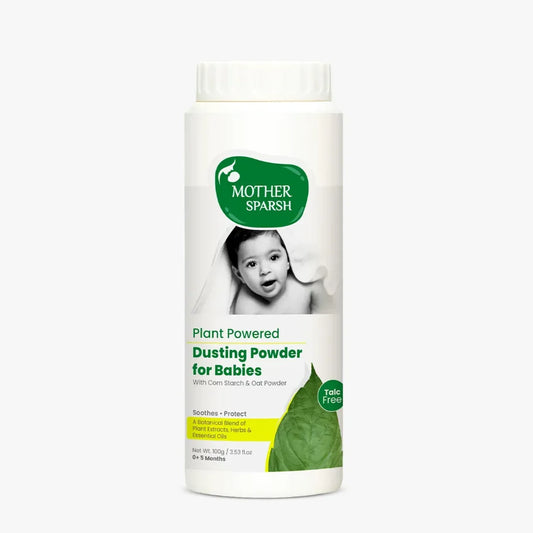 Mother Sparsh Baby Dusting Powder-With Corn Starch & Oat Powder-0 to 5M