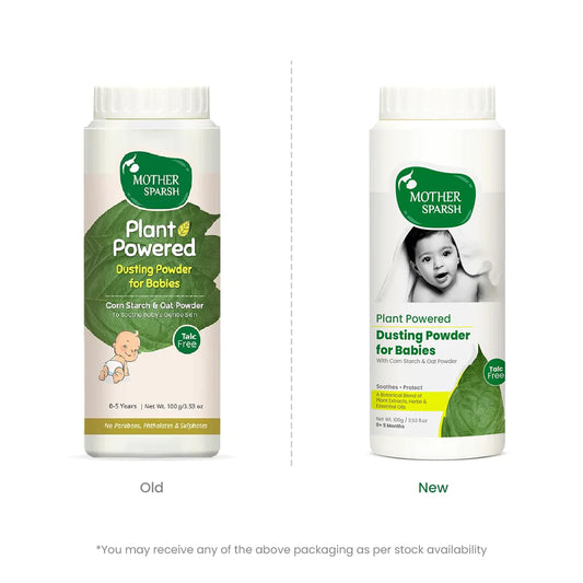 Mother Sparsh Baby Dusting Powder-With Corn Starch & Oat Powder-0 to 5M