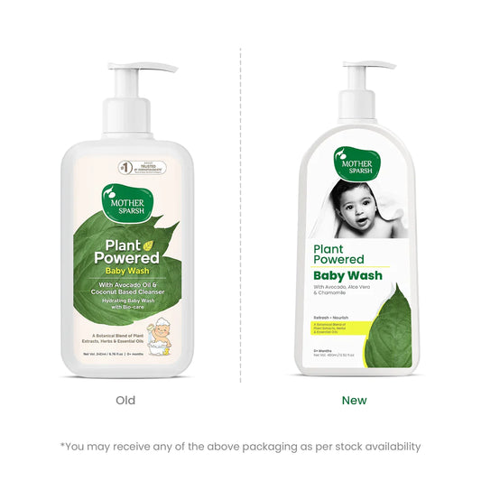 Mother Sparsh Plant Powered Baby Body Wash-With Avocado & Aloe Vera