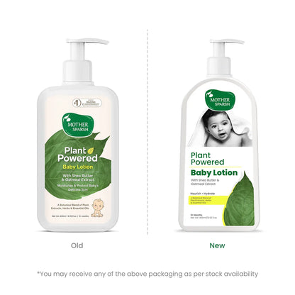 Mother Sparsh Plant Powered Baby Lotion-With Shea Butter & Oatmeal Extract