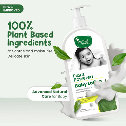 Mother Sparsh Plant Powered Baby Lotion-With Shea Butter & Oatmeal Extract