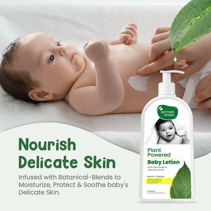 Mother Sparsh Plant Powered Baby Lotion-With Shea Butter & Oatmeal Extract