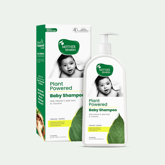 Mother Sparsh Plant Powered Baby Shampoo-With Aloe Vera & Coconut