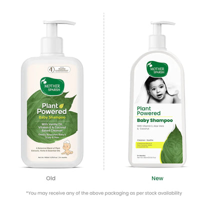 Mother Sparsh Plant Powered Baby Shampoo-With Aloe Vera & Coconut