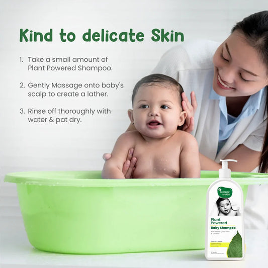 Mother Sparsh Plant Powered Baby Shampoo-With Aloe Vera & Coconut