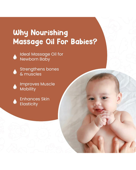 Mother Sparsh Nourishing Baby Massage Oil & Baby Hair Oil-100 ml