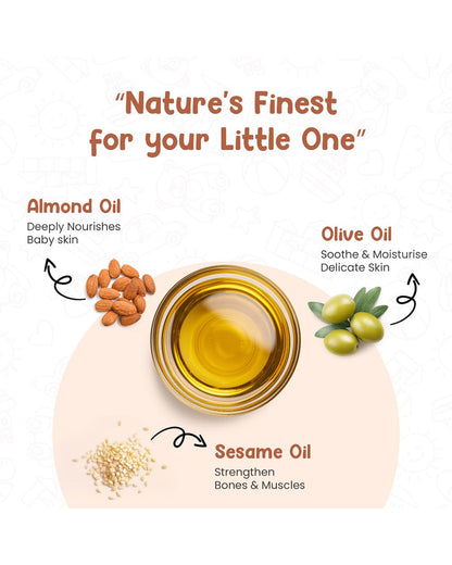 Mother Sparsh Nourishing Baby Massage Oil & Baby Hair Oil-100 ml
