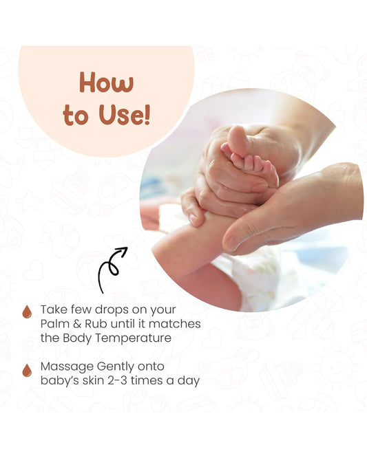 Mother Sparsh Nourishing Baby Massage Oil & Baby Hair Oil-100 ml