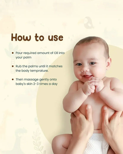 Mother Sparsh Cold Pressed Coconut Baby Massage Oil (200 ml), Natural Mosquito Repellent Spray & Nourishing Baby Hair Oil (100ml)