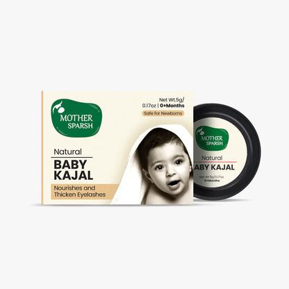 Mother Sparsh Natural Baby Kajal-With Cow Ghee & Almond