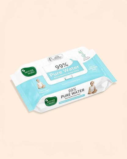 Mother Sparsh 99% Pure Water Unscented Baby Wet Wipes-With Calendula