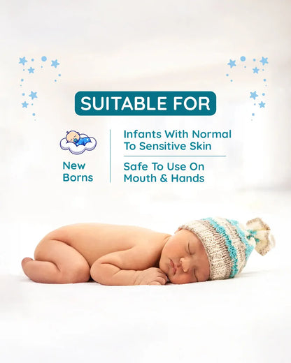 Mother Sparsh 99% Pure Water Unscented Baby Wet Wipes-With Calendula