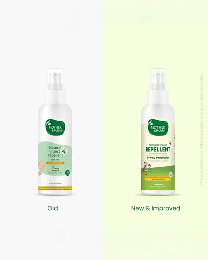 Mother Sparsh Cold Pressed Coconut Baby Massage Oil (200 ml), Natural Mosquito Repellent Spray & Nourishing Baby Hair Oil (100ml)
