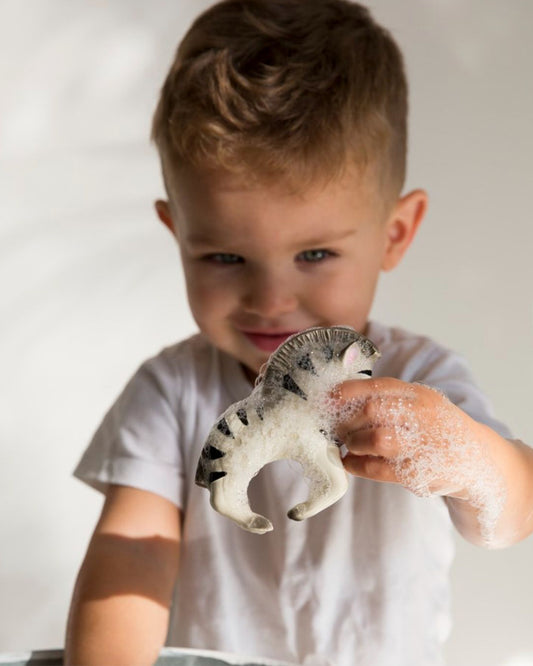 Oli & Carol Zoe The Zebra-Natural Rubber Bracelet Teether-Soft & Flexible-0M+