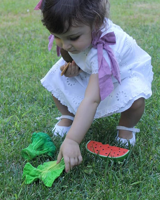 Oli & Carol Brucy The Broccoli-Natural Rubber Teether-Soft & Flexible-0M+