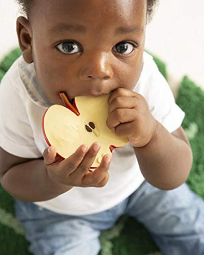 Oli & Carol Pepita The Apple-Natural Rubber Teether-Soft & Flexible-0M+