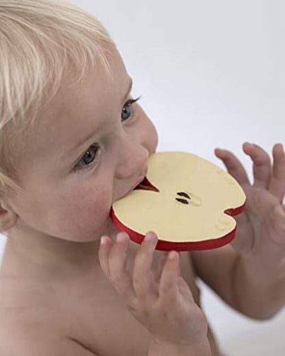 Oli & Carol Pepita The Apple-Natural Rubber Teether-Soft & Flexible-0M+