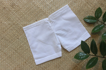 Picksparrow White Shorts-Solid-Cotton-Pack of 4-For Infants