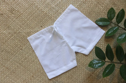 Picksparrow White Shorts-Solid-Cotton-Pack of 4-For Infants